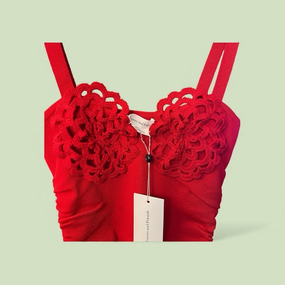 Lovers + Friends Ashlene Mini Dress in Red - Picture 4 of 7